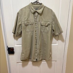 Outdoor Life Men's Casual Button Down Shirt - Khaki